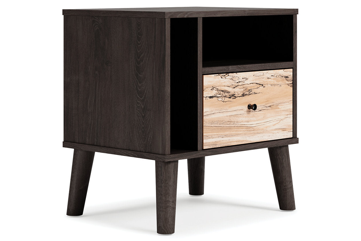 Piperton Two-tone Brown/Black Nightstand - EB5514-291 - Bien Home Furniture & Electronics