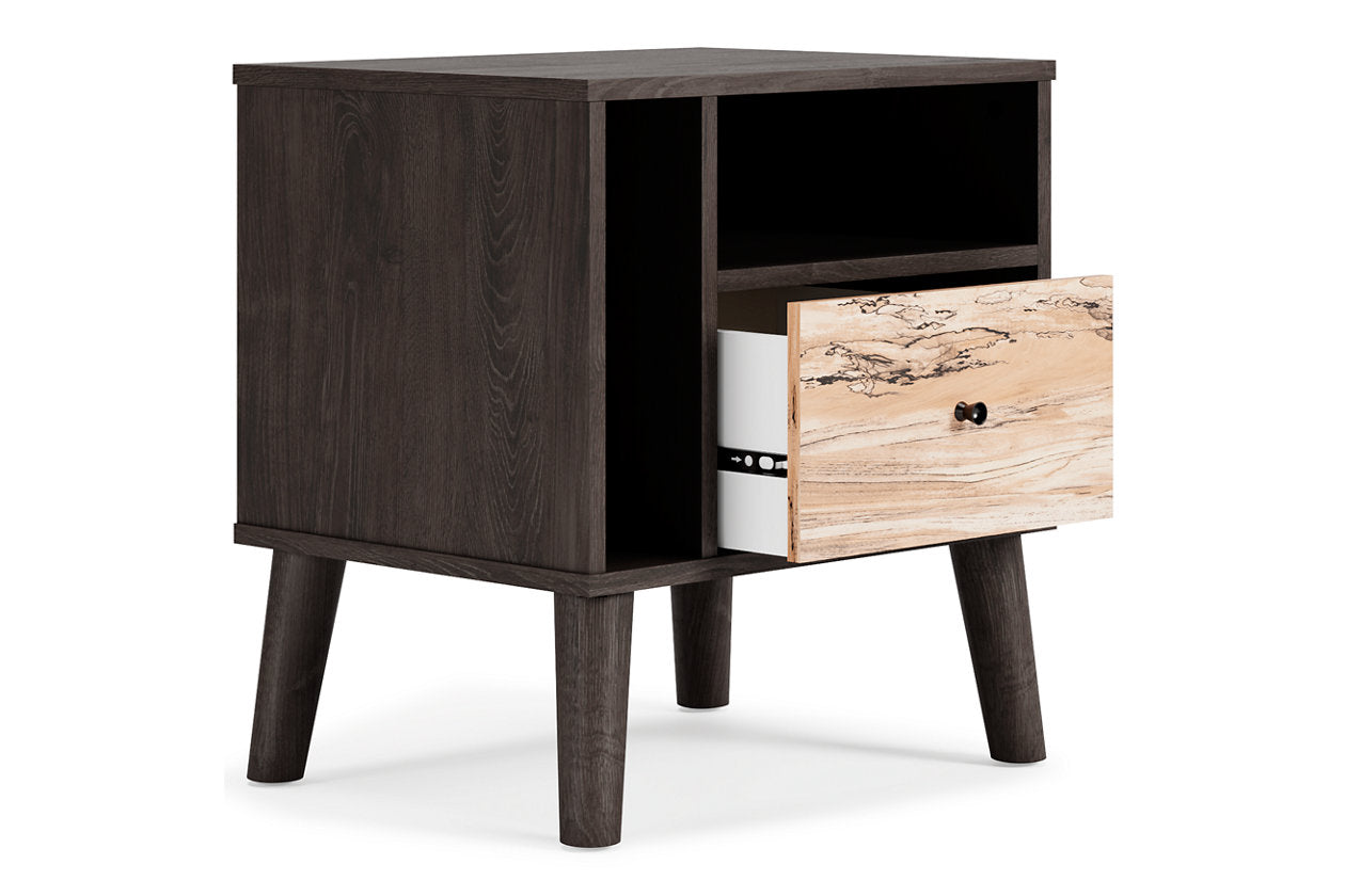 Piperton Two-tone Brown/Black Nightstand - EB5514-291 - Bien Home Furniture & Electronics
