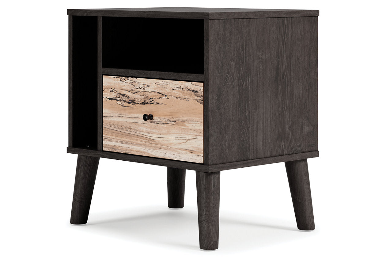 Piperton Two-tone Brown/Black Nightstand - EB5514-291 - Bien Home Furniture & Electronics