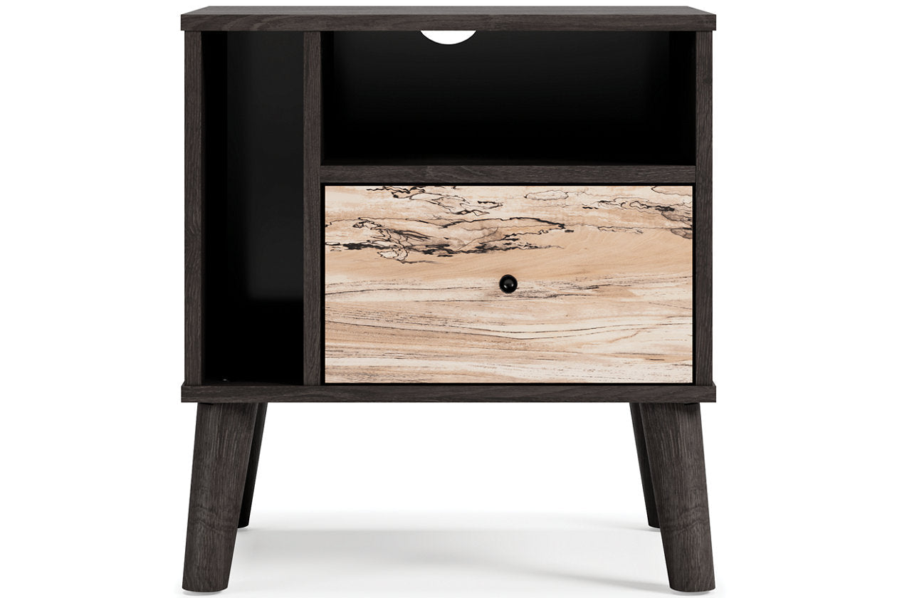 Piperton Two-tone Brown/Black Nightstand - EB5514-291 - Bien Home Furniture & Electronics