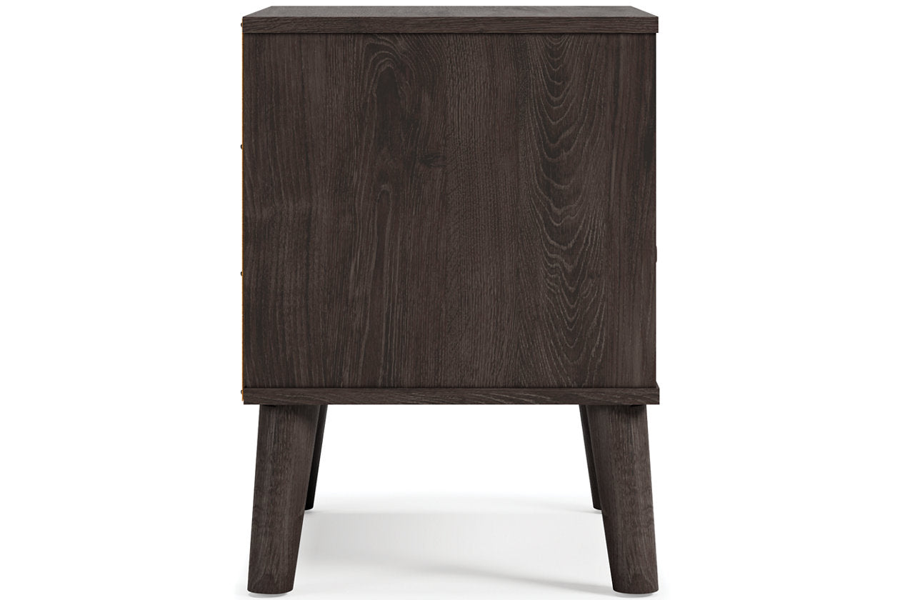 Piperton Two-tone Brown/Black Nightstand - EB5514-291 - Bien Home Furniture & Electronics