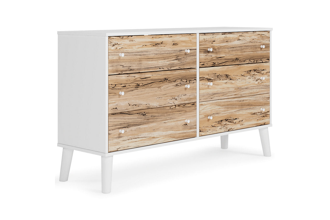 Piperton Two-tone Brown/White Dresser - EB1221-231 - Bien Home Furniture & Electronics