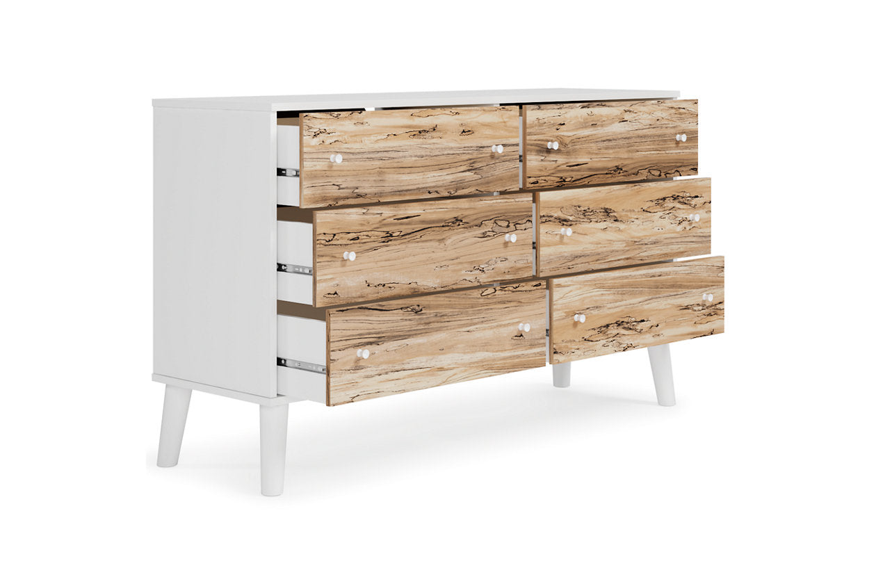 Piperton Two-tone Brown/White Dresser - EB1221-231 - Bien Home Furniture & Electronics