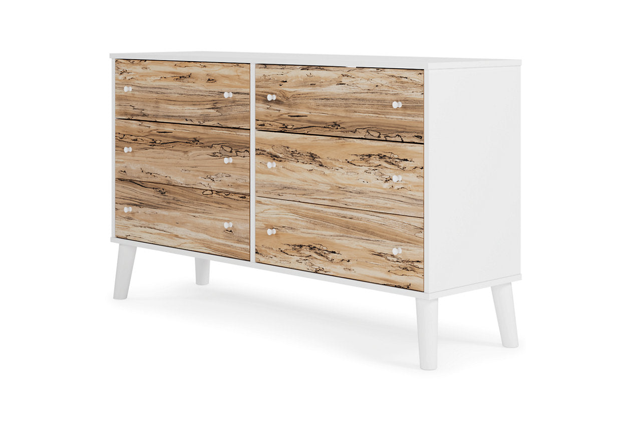 Piperton Two-tone Brown/White Dresser - EB1221-231 - Bien Home Furniture & Electronics