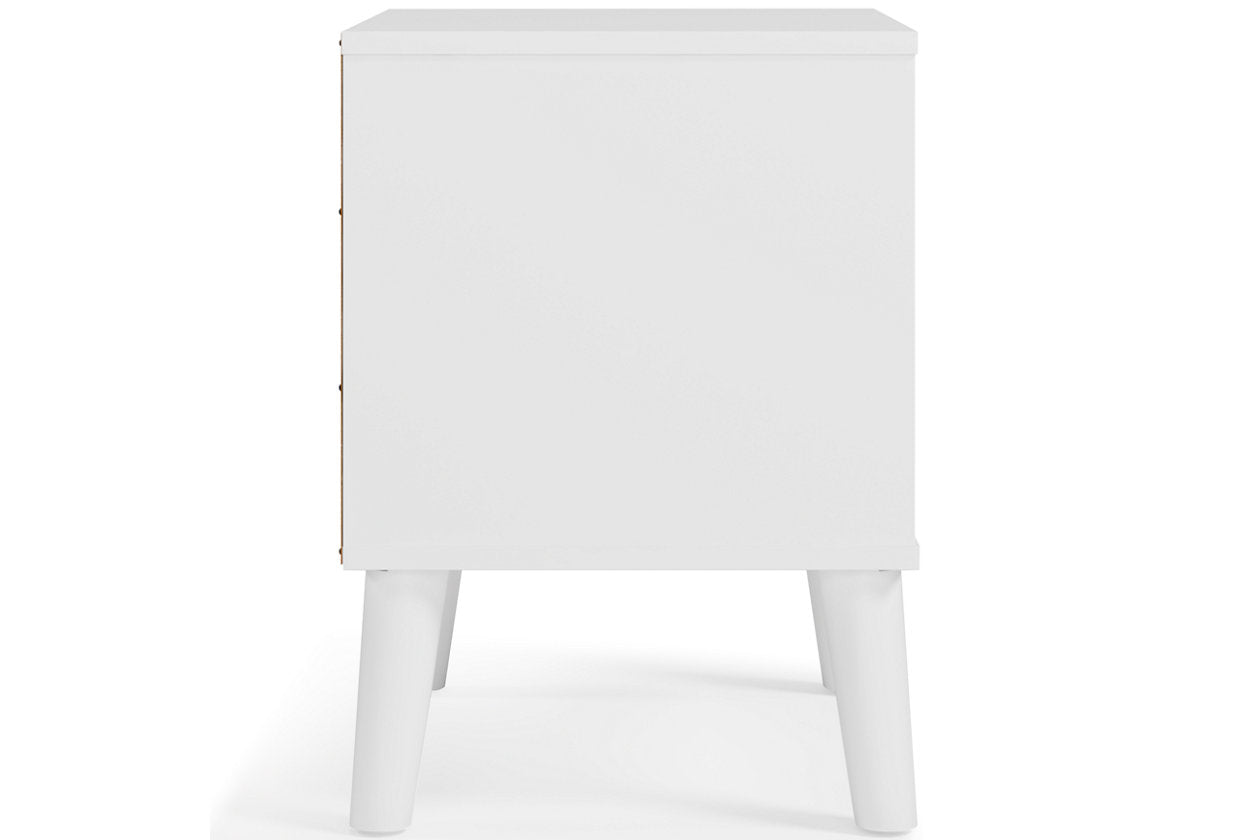 Piperton Two-tone Brown/White Nightstand - EB1221-291 - Bien Home Furniture & Electronics