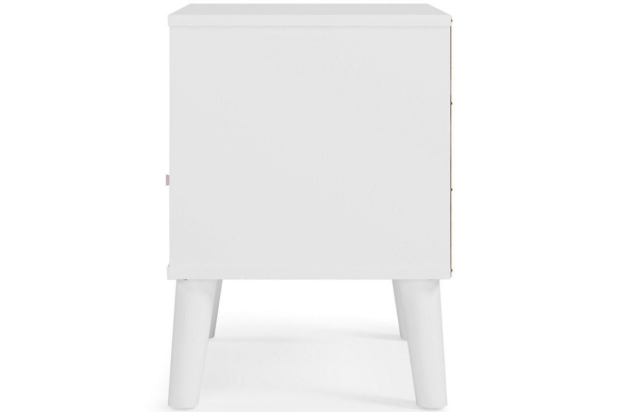 Piperton Two-tone Brown/White Nightstand - EB1221-291 - Bien Home Furniture & Electronics