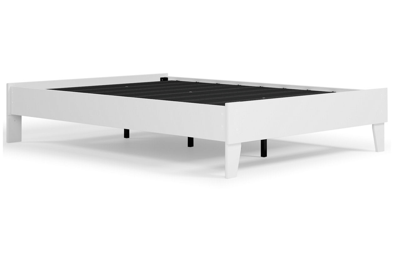 Piperton White Full Platform Bed - EB1221-112 - Bien Home Furniture & Electronics