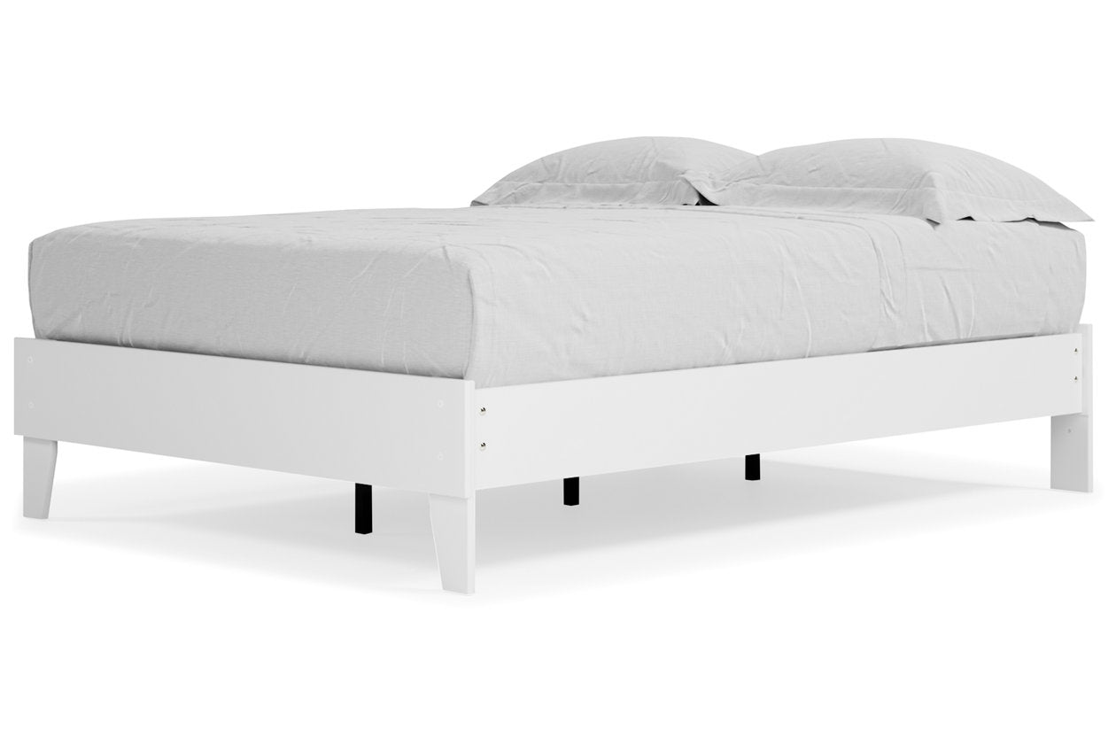 Piperton White Full Platform Bed - EB1221-112 - Bien Home Furniture & Electronics