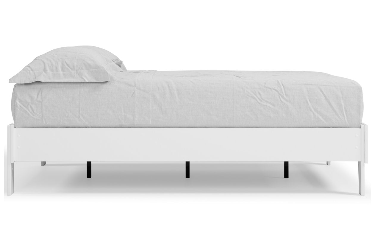 Piperton White Full Platform Bed - EB1221-112 - Bien Home Furniture & Electronics