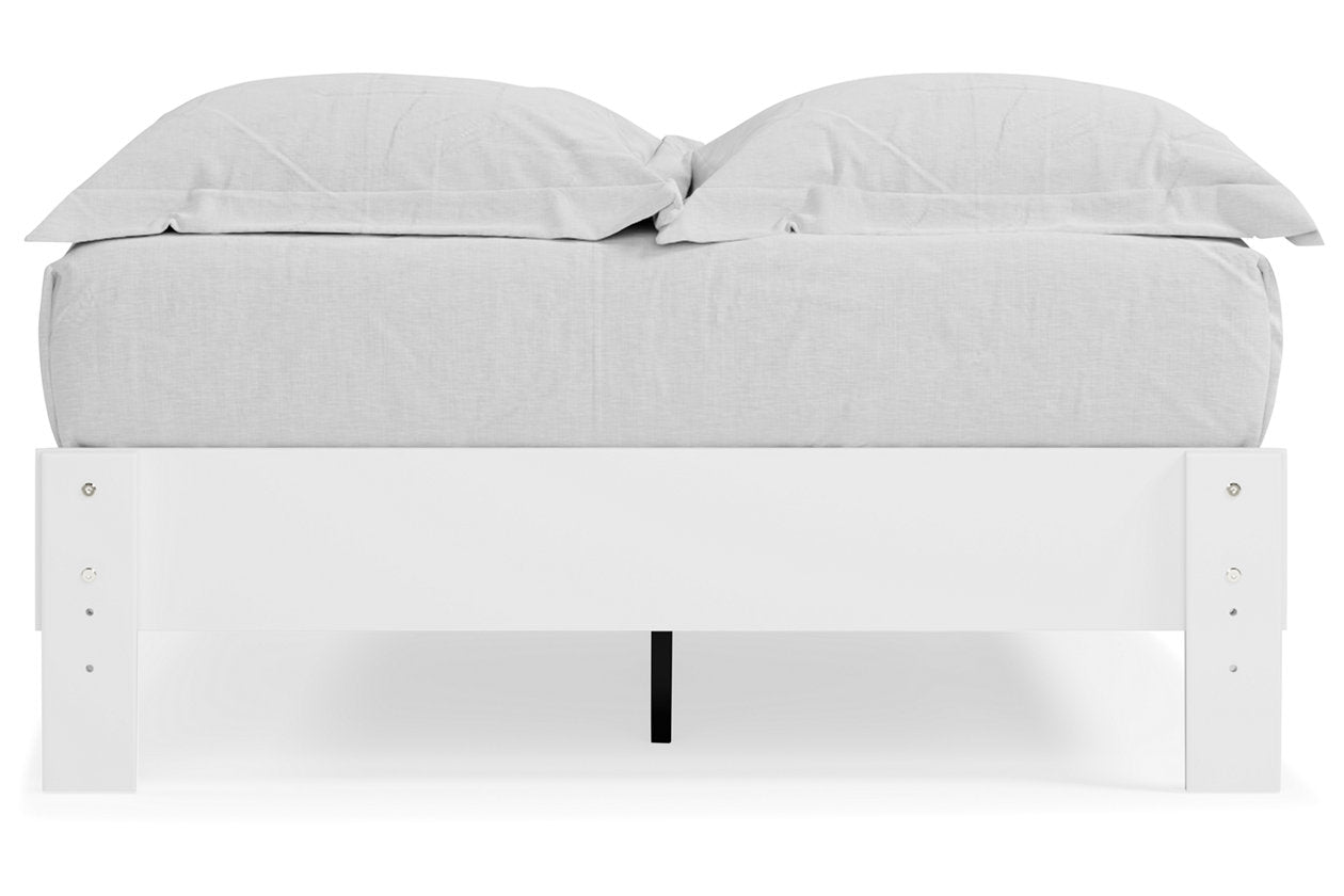 Piperton White Full Platform Bed - EB1221-112 - Bien Home Furniture & Electronics
