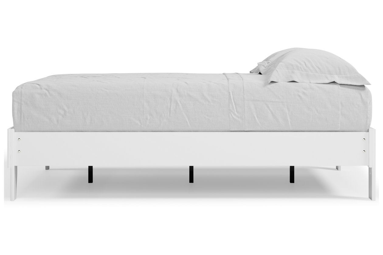 Piperton White Full Platform Bed - EB1221-112 - Bien Home Furniture & Electronics