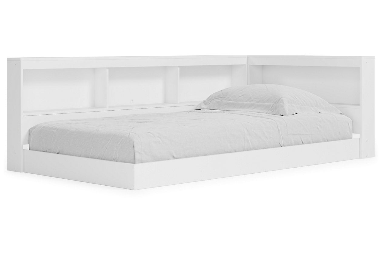 Piperton White Twin Bookcase Storage Bed - SET | EB1221-163 | EB1221-182 - Bien Home Furniture & Electronics