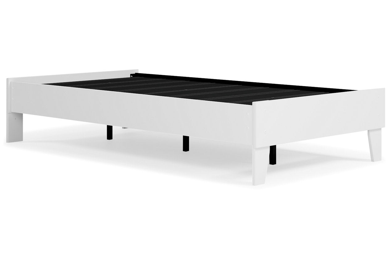 Piperton White Twin Platform Bed - EB1221-111 - Bien Home Furniture & Electronics