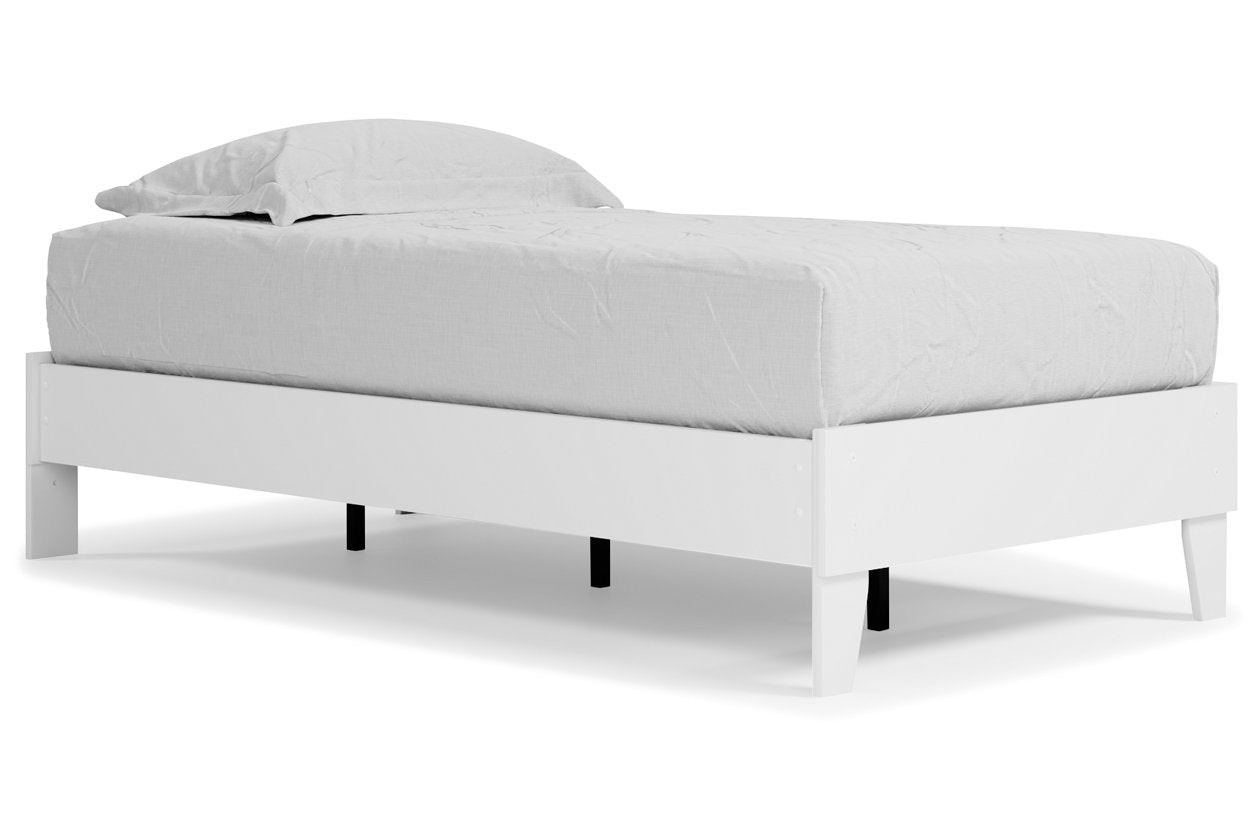 Piperton White Twin Platform Bed - EB1221-111 - Bien Home Furniture & Electronics