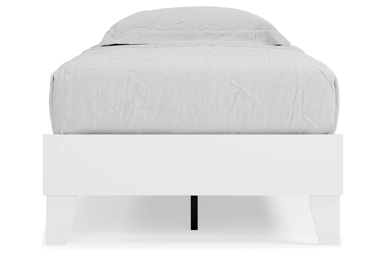 Piperton White Twin Platform Bed - EB1221-111 - Bien Home Furniture & Electronics