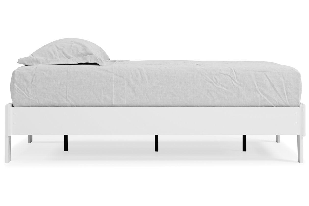 Piperton White Twin Platform Bed - EB1221-111 - Bien Home Furniture & Electronics