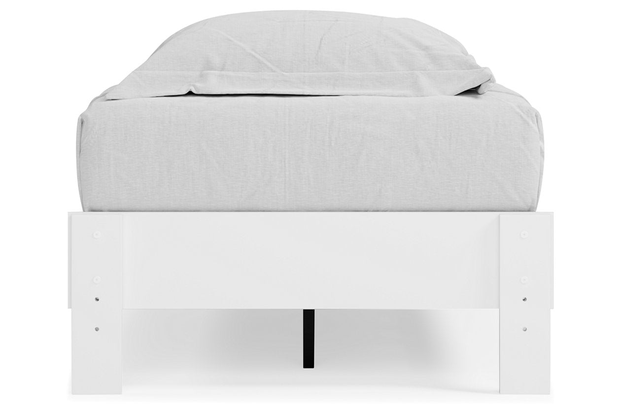 Piperton White Twin Platform Bed - EB1221-111 - Bien Home Furniture & Electronics