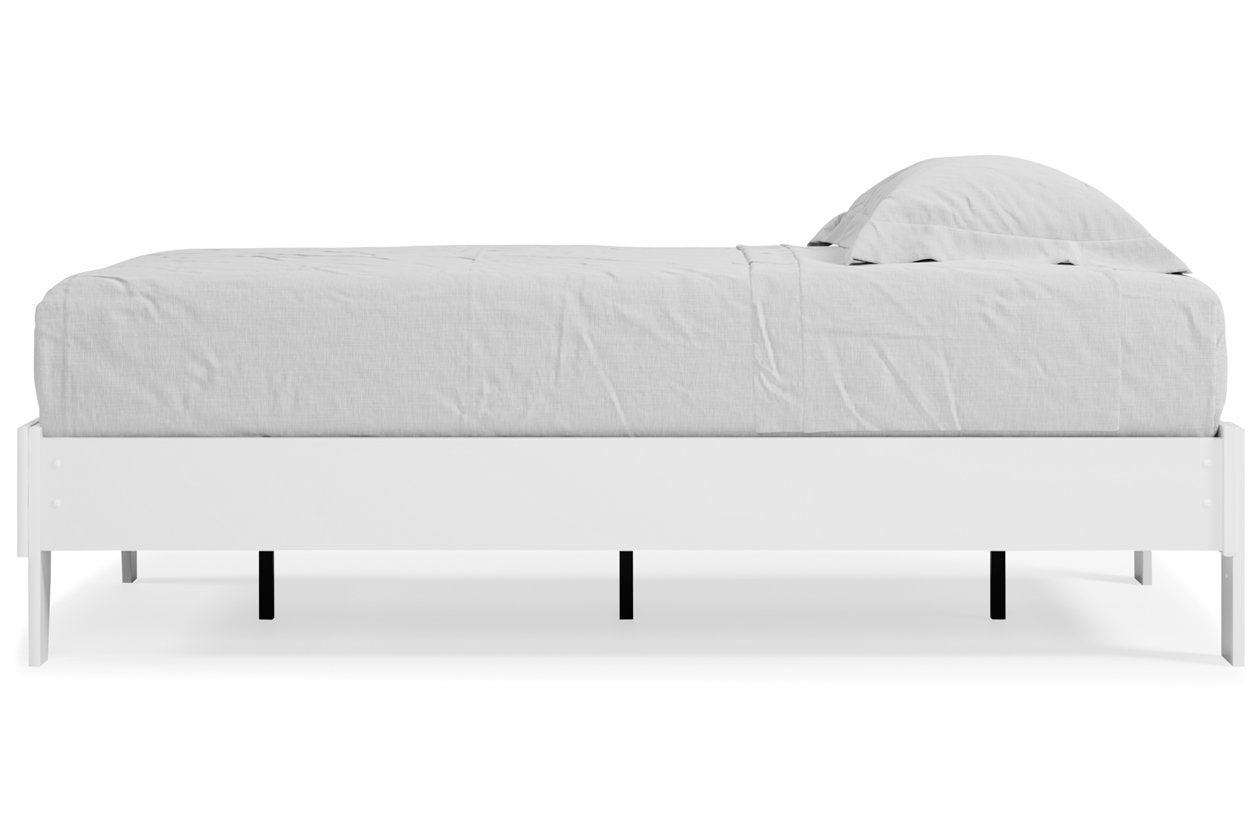 Piperton White Twin Platform Bed - EB1221-111 - Bien Home Furniture & Electronics