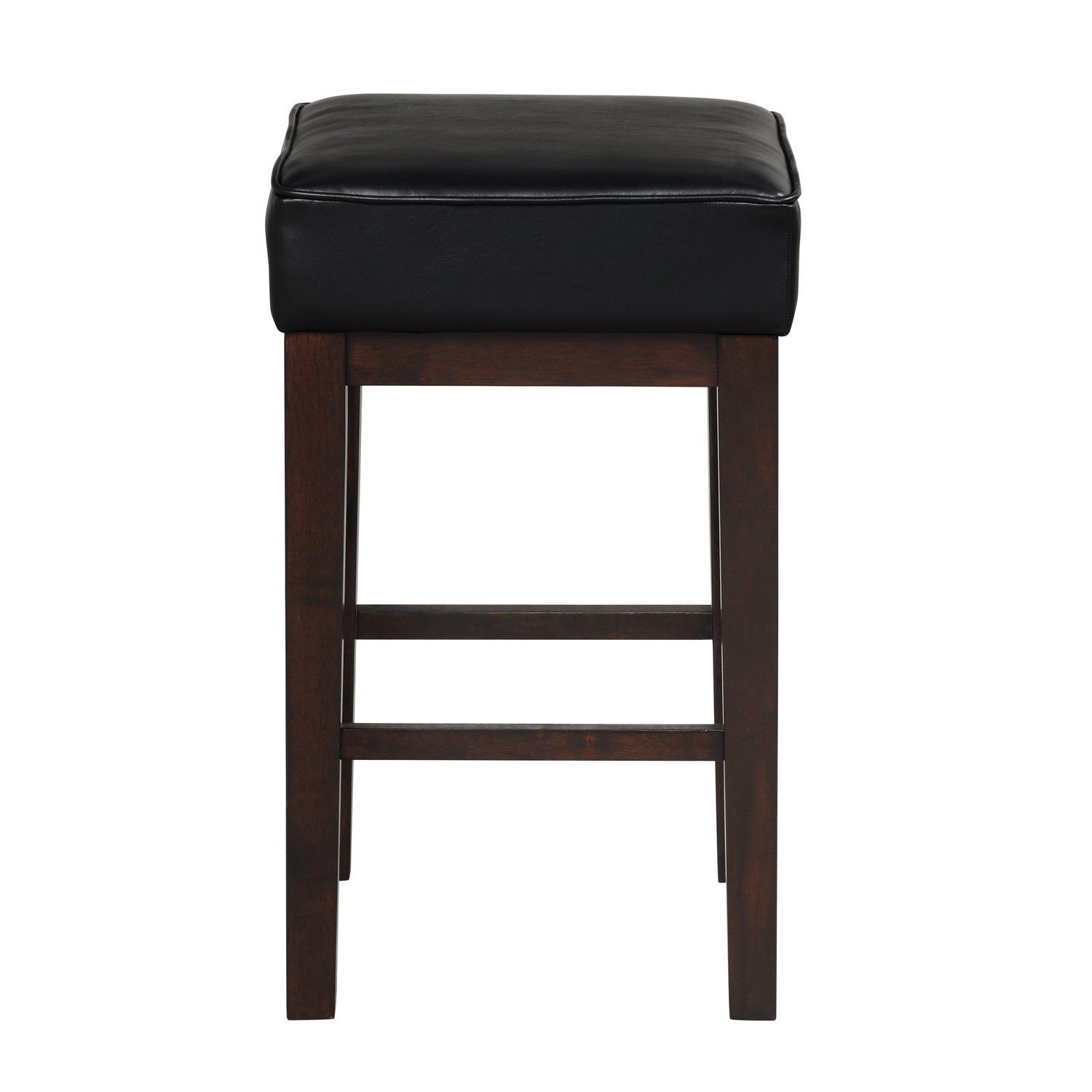 Pittsville Black/Espresso Counter Height Stool, Set of 2 - 5684BK-24 - Bien Home Furniture & Electronics
