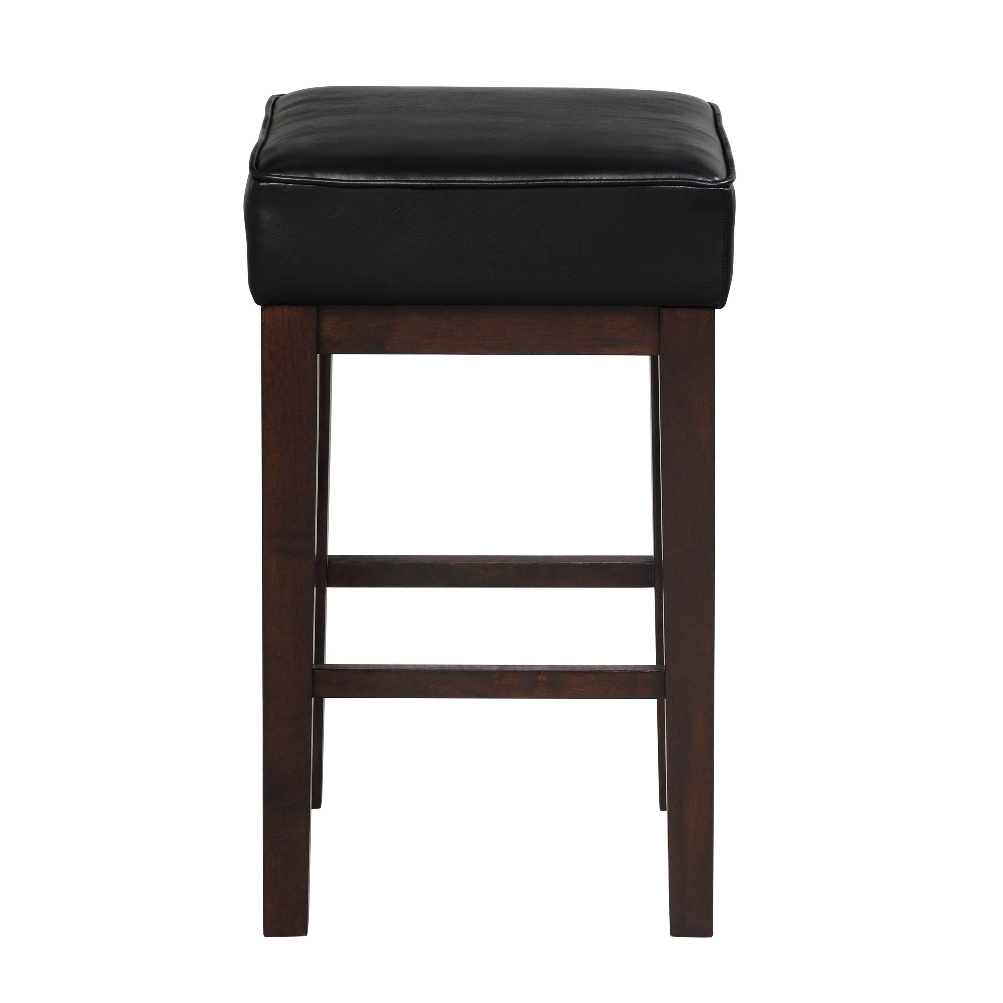 Pittsville Black/Espresso Counter Height Stool, Set of 2 - 5684BK-24 - Bien Home Furniture & Electronics
