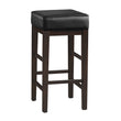 Pittsville Black/Espresso Pub Height Stool, Set of 2 - 5684BK-29 - Bien Home Furniture & Electronics