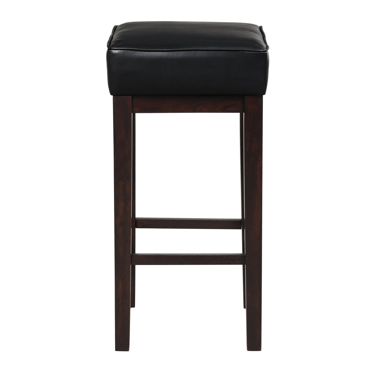 Pittsville Black/Espresso Pub Height Stool, Set of 2 - 5684BK-29 - Bien Home Furniture &amp; Electronics