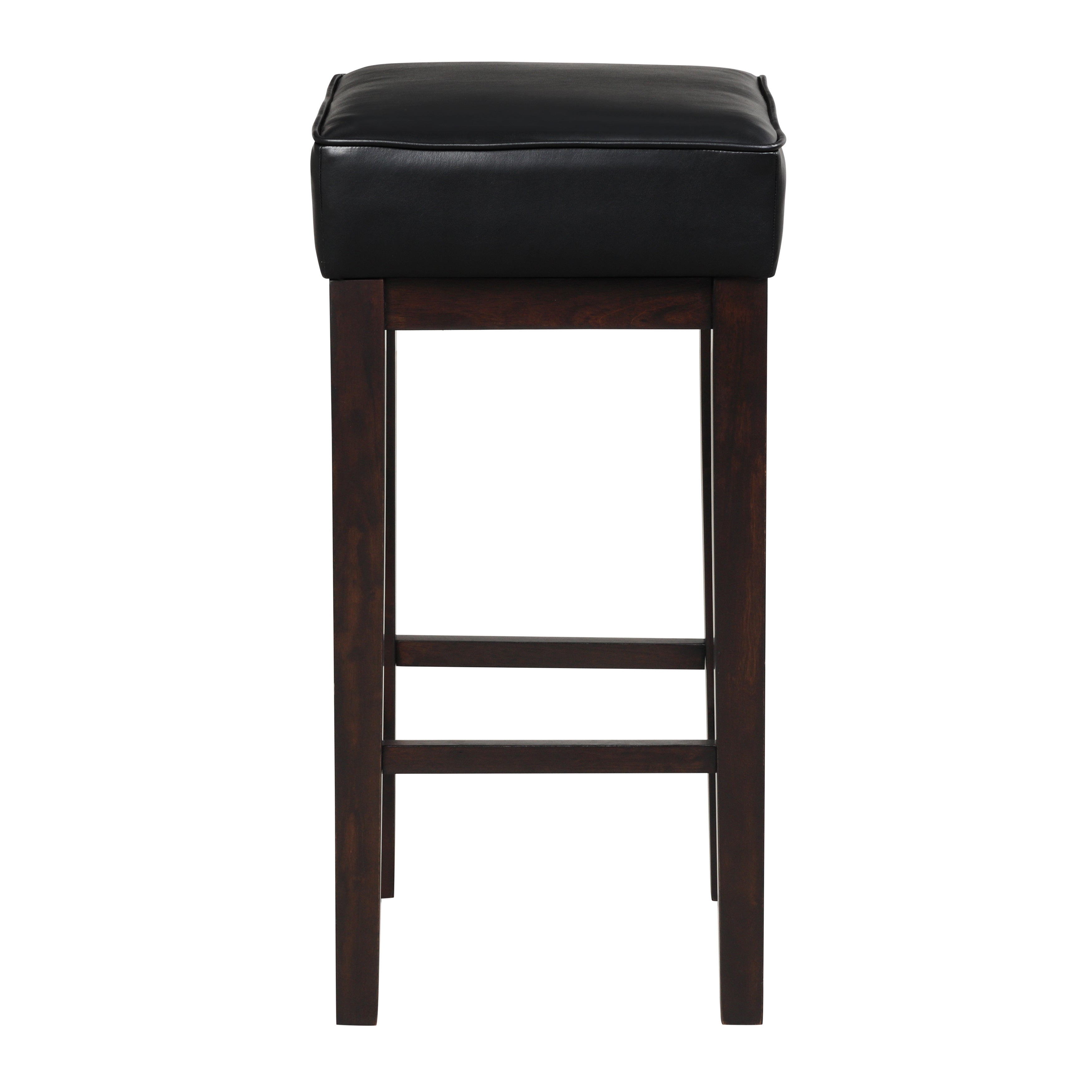 Pittsville Black/Espresso Pub Height Stool, Set of 2 - 5684BK-29 - Bien Home Furniture & Electronics