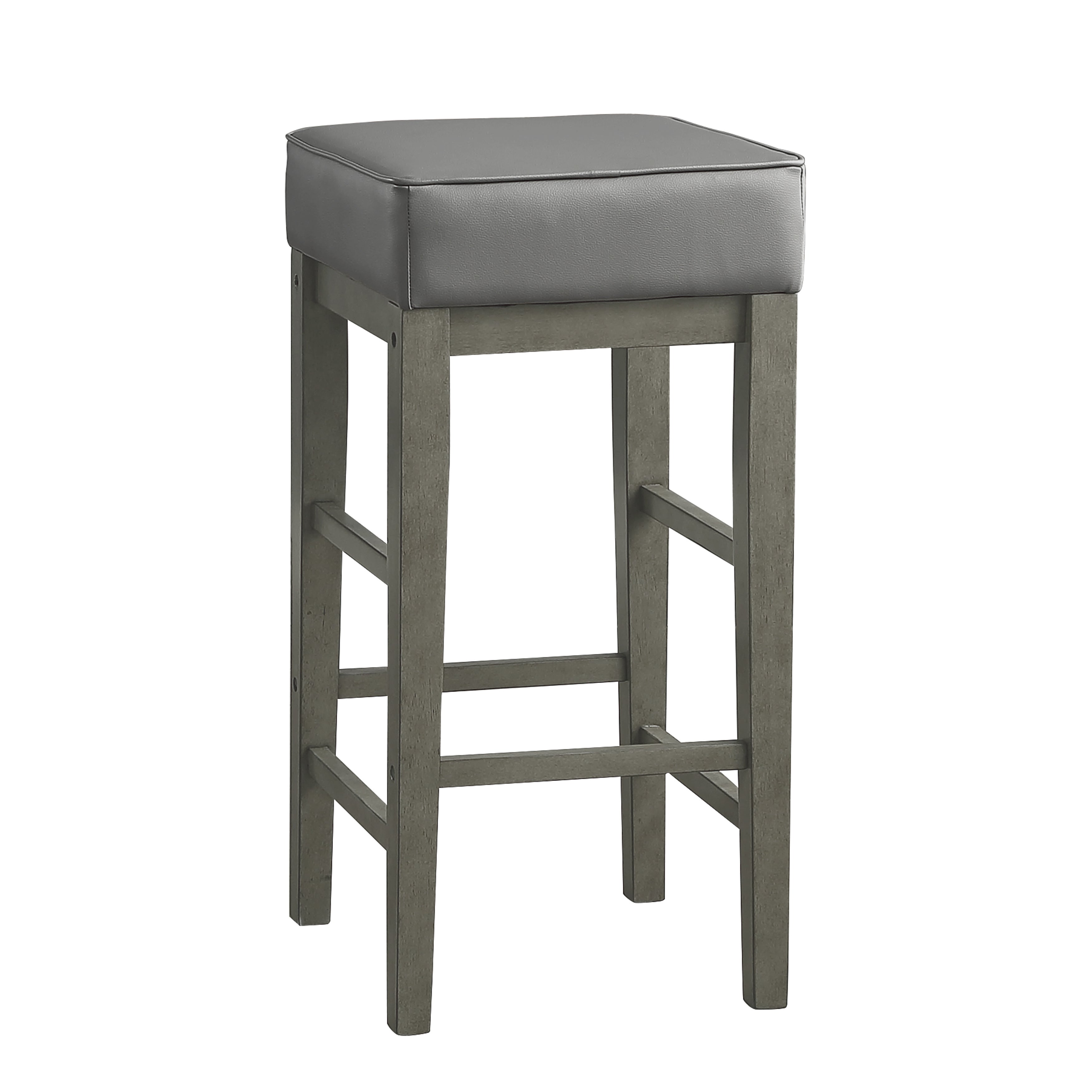 Pittsville Gray/Espresso Pub Height Stool, Set of 2 - 5684GY-29 - Bien Home Furniture & Electronics