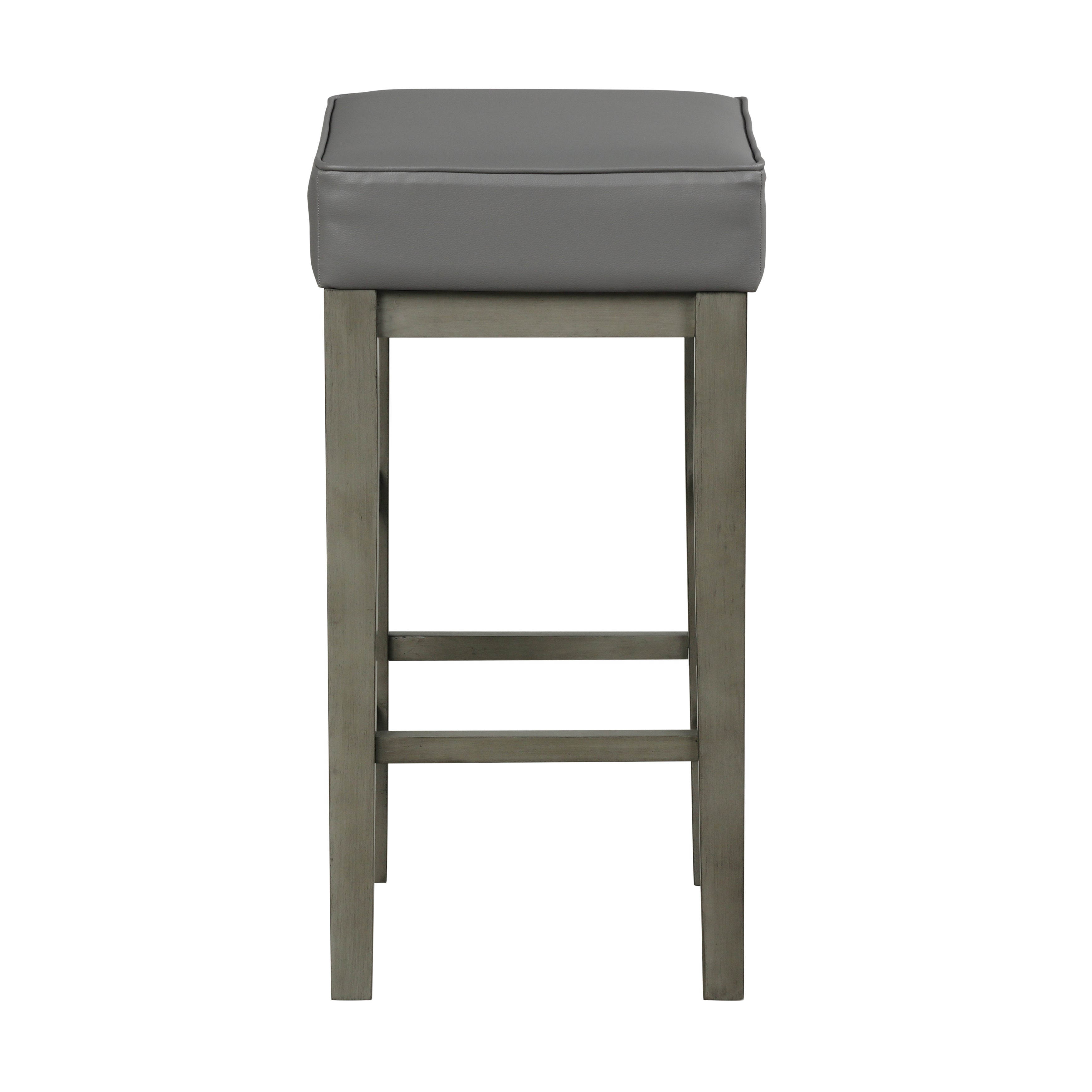 Pittsville Gray/Espresso Pub Height Stool, Set of 2 - 5684GY-29 - Bien Home Furniture & Electronics