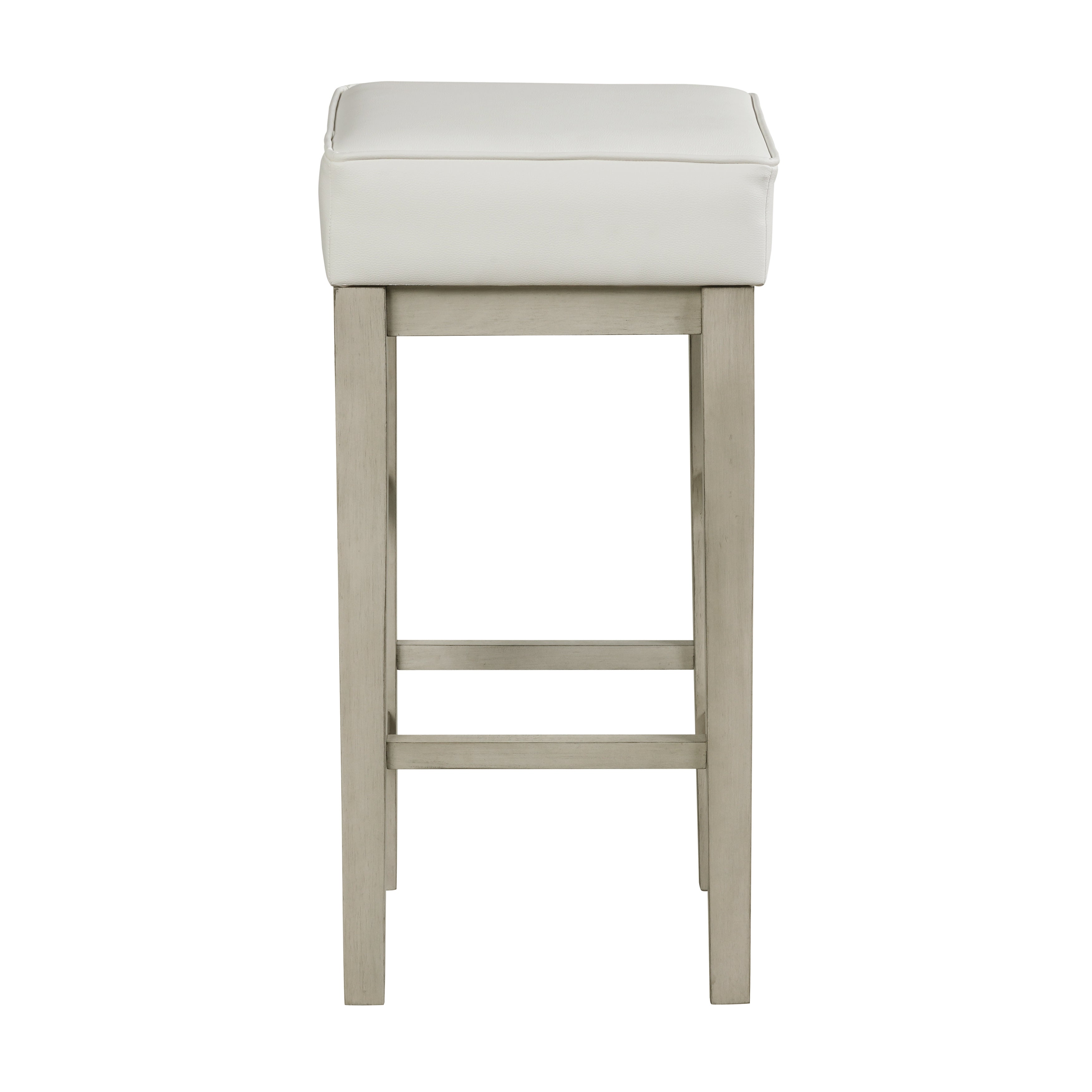 Pittsville White/Espresso Pub Height Stool, Set of 2 - 5684WH-29 - Bien Home Furniture &amp; Electronics