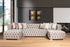 POLARIS - Polo Mink U Shape Sectional - POLOMINK-SEC - Bien Home Furniture & Electronics