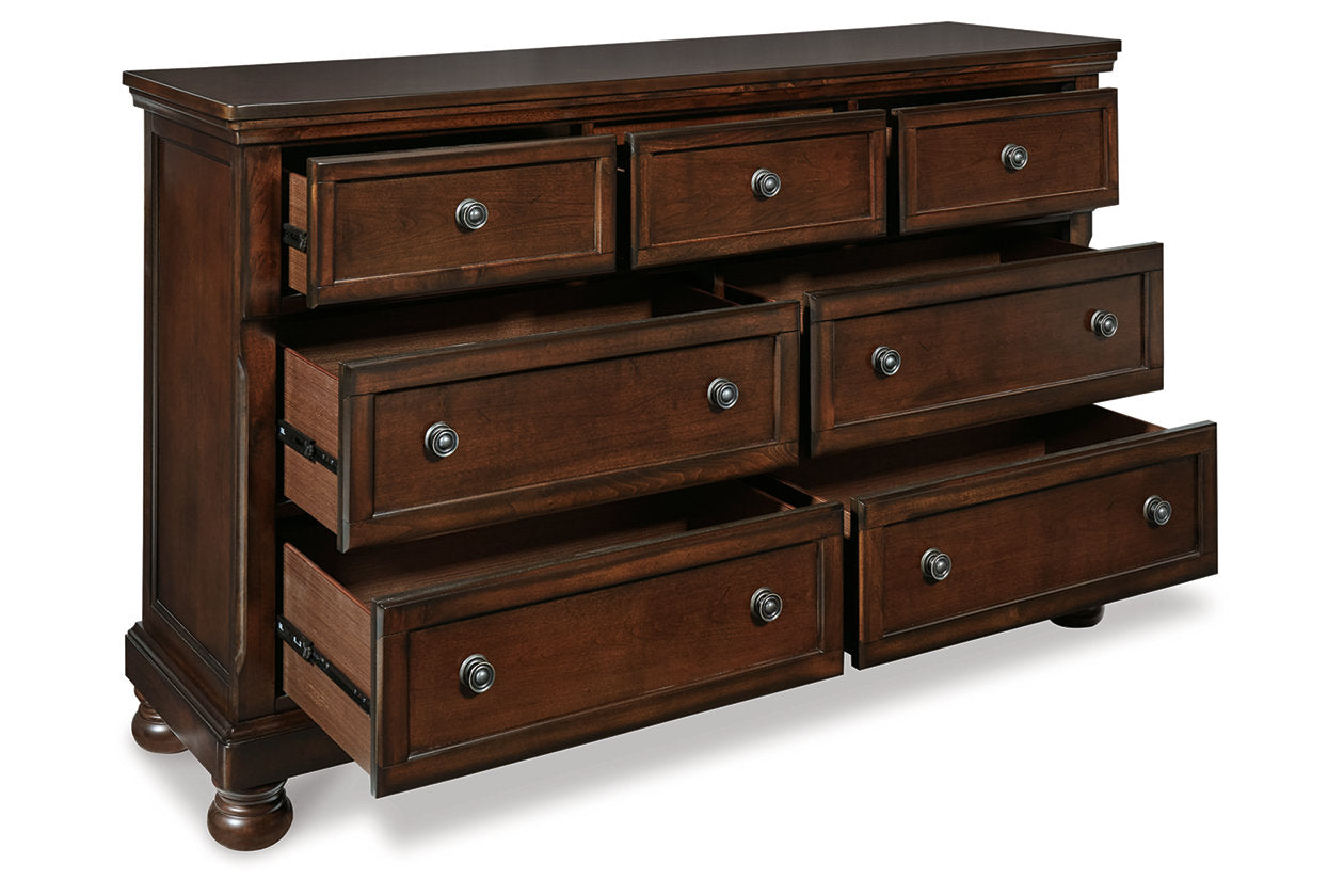 Porter Rustic Brown Dresser - B697-31 - Bien Home Furniture & Electronics