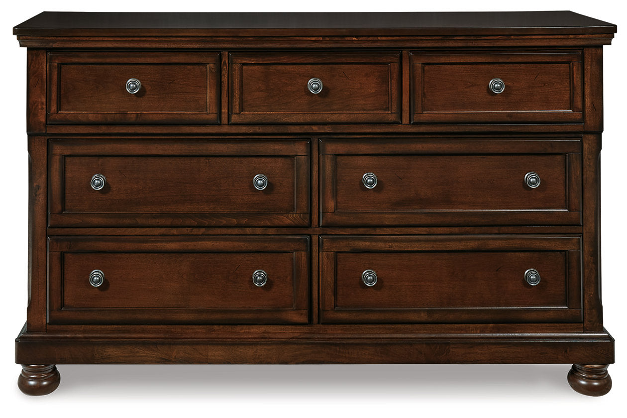 Porter Rustic Brown Dresser - B697-31 - Bien Home Furniture & Electronics