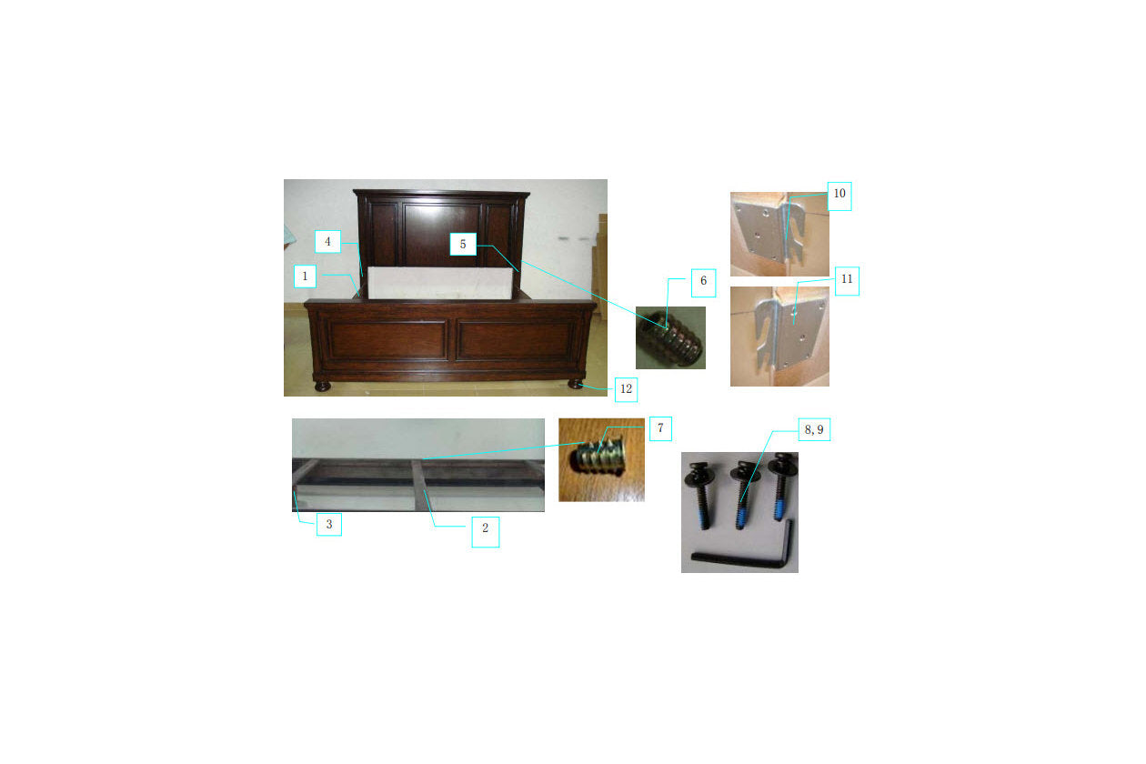 Porter Rustic Brown King Panel Bed - SET | B697-56 | B697-58 | B697-97 - Bien Home Furniture & Electronics
