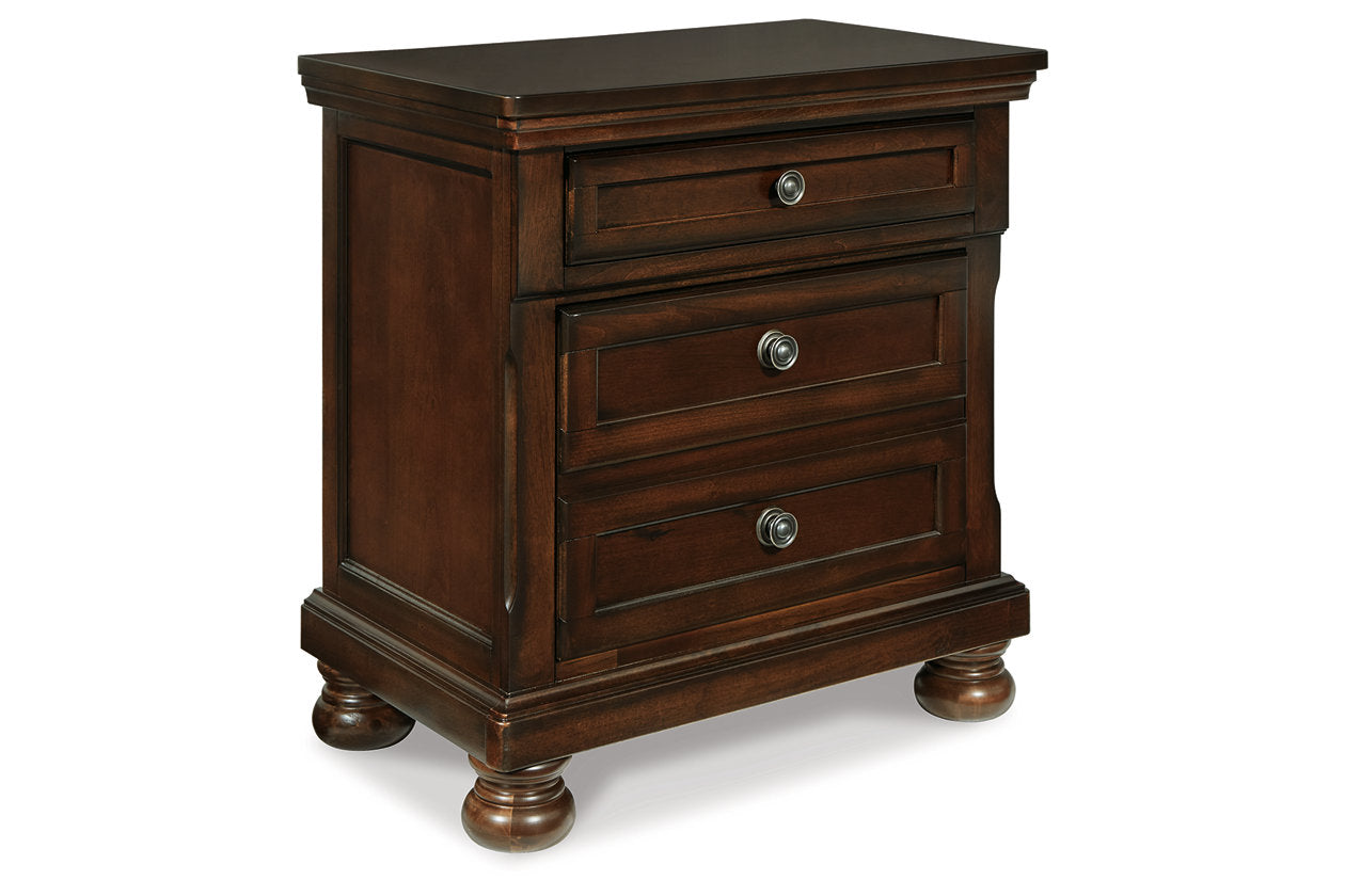 Porter Rustic Brown Nightstand - B697-92 - Bien Home Furniture & Electronics