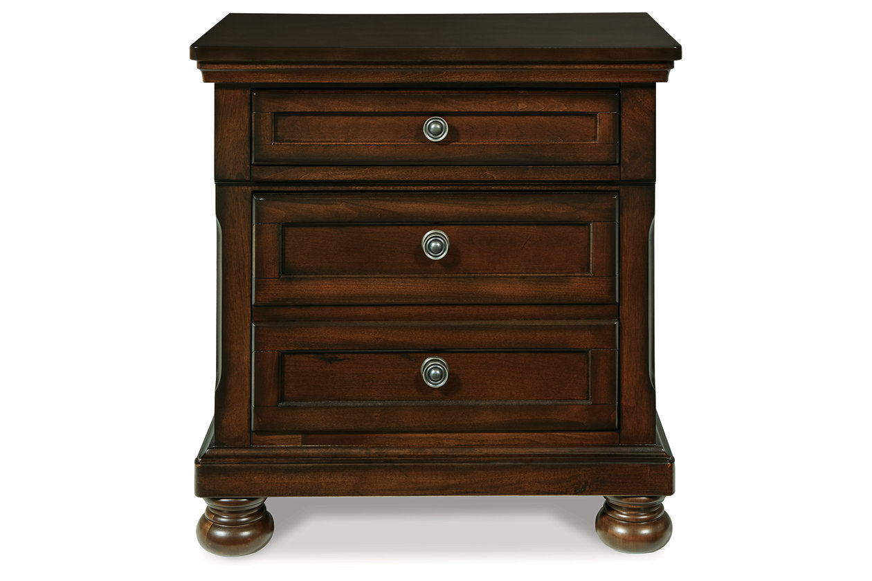 Porter Rustic Brown Nightstand - B697-92 - Bien Home Furniture & Electronics