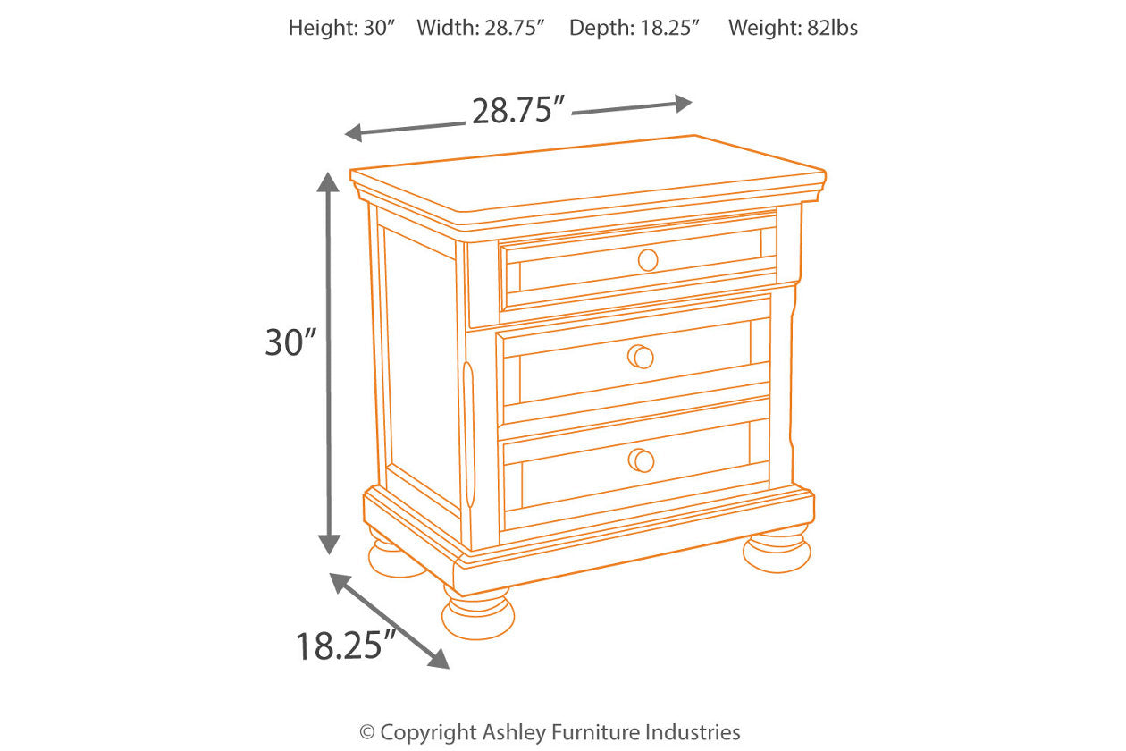 Porter Rustic Brown Nightstand - B697-92 - Bien Home Furniture & Electronics