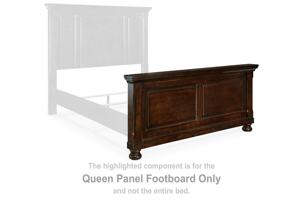 Porter Rustic Brown Queen Panel Footboard - B697-54 - Bien Home Furniture & Electronics