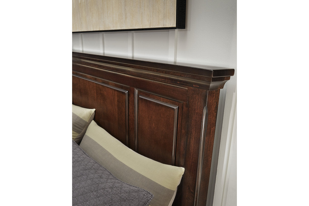 Porter Rustic Brown Queen Panel Headboard - B697-57 - Bien Home Furniture & Electronics