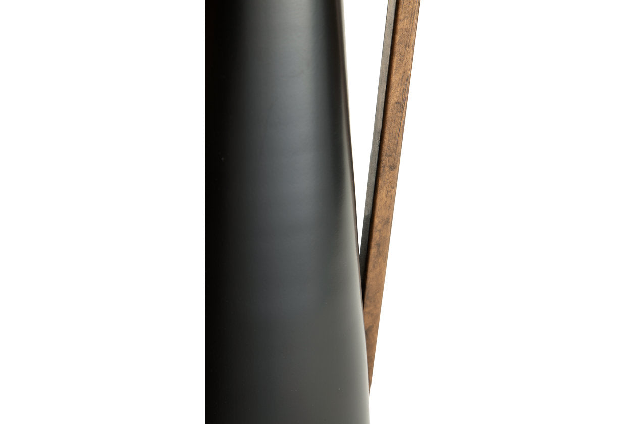 Pouderbell Black/Gold Finish Vase - A2000553 - Bien Home Furniture &amp; Electronics