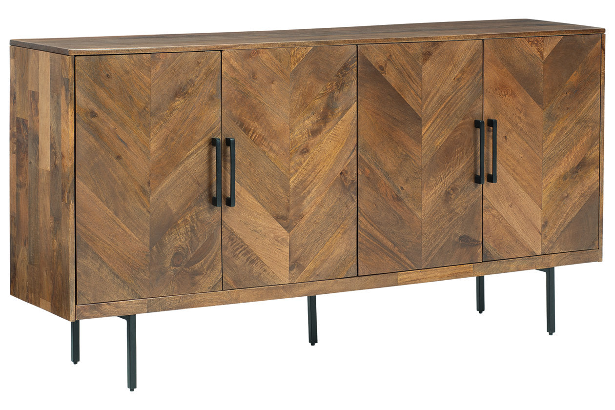 Prattville Brown Accent Cabinet - A4000308 - Bien Home Furniture & Electronics