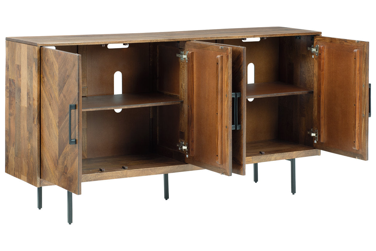 Prattville Brown Accent Cabinet - A4000308 - Bien Home Furniture & Electronics