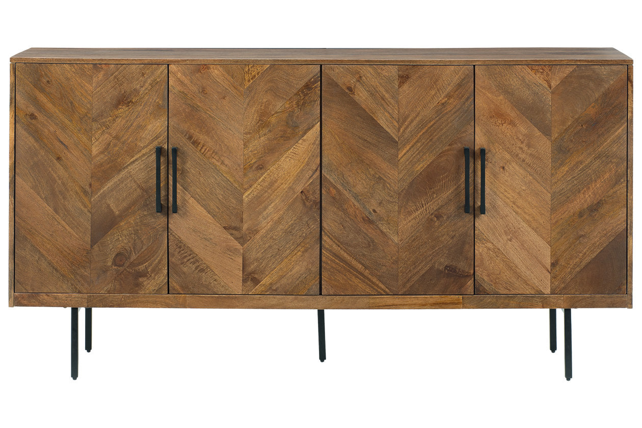 Prattville Brown Accent Cabinet - A4000308 - Bien Home Furniture & Electronics