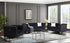 Prince Velvet Black Living Room Set - PRINCE 2pc - Bien Home Furniture & Electronics