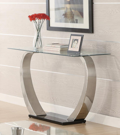 Pruitt Rectangular Sofa Table Satin - 701239 - Bien Home Furniture &amp; Electronics