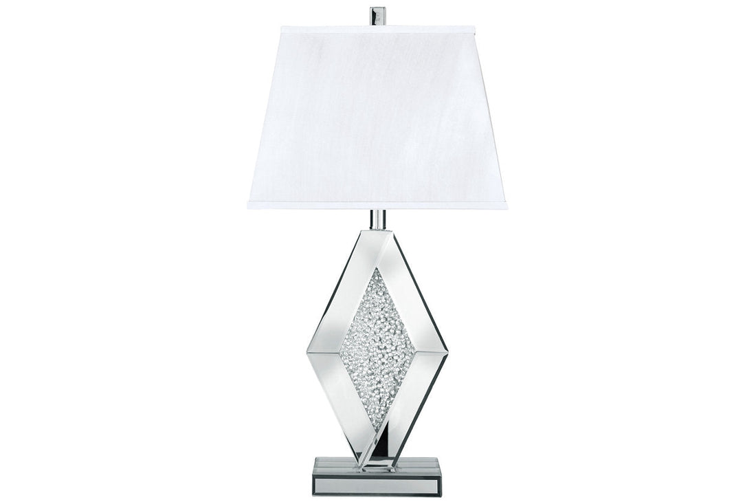 Prunella Silver Finish Table Lamp - L429034 - Bien Home Furniture &amp; Electronics
