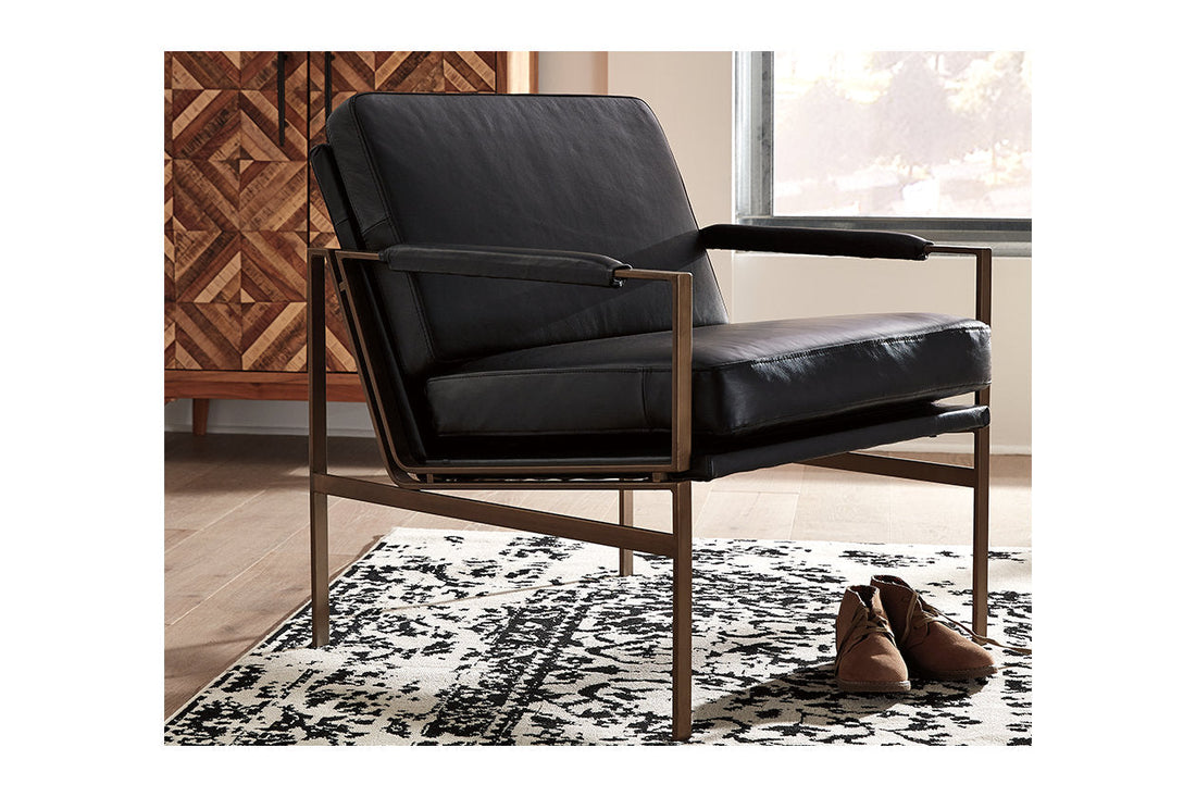 Puckman Black Accent Chair - A3000192 - Bien Home Furniture &amp; Electronics