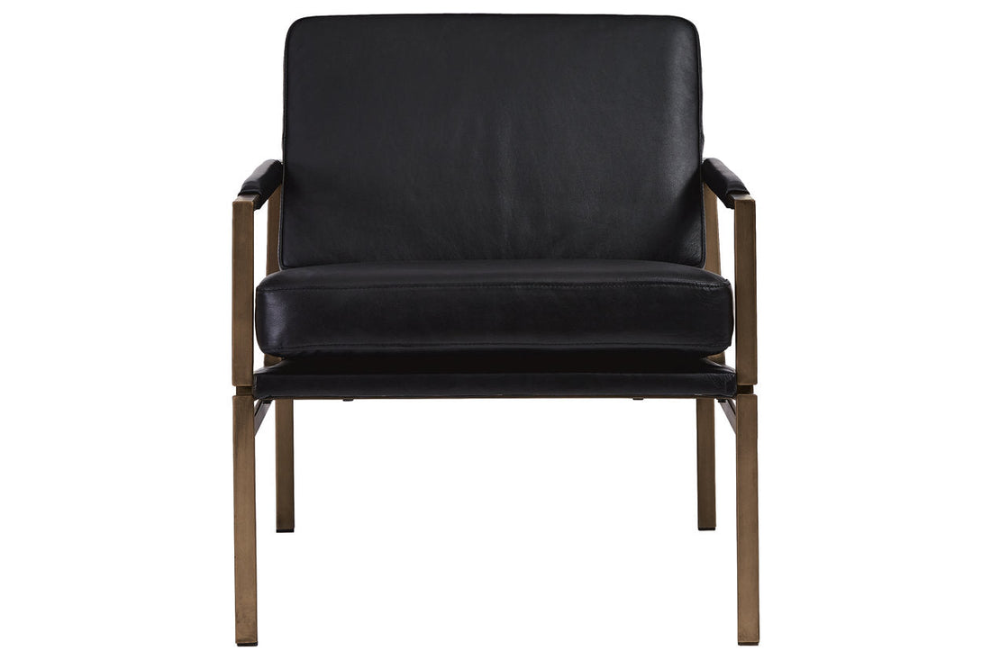 Puckman Black Accent Chair - A3000192 - Bien Home Furniture &amp; Electronics