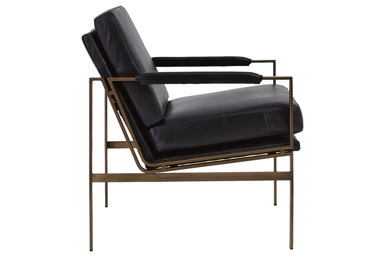 Puckman Black Accent Chair - A3000192 - Bien Home Furniture & Electronics