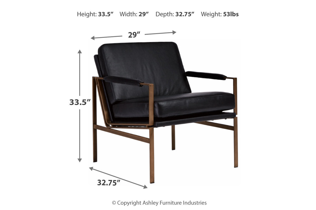 Puckman Black Accent Chair - A3000192 - Bien Home Furniture & Electronics